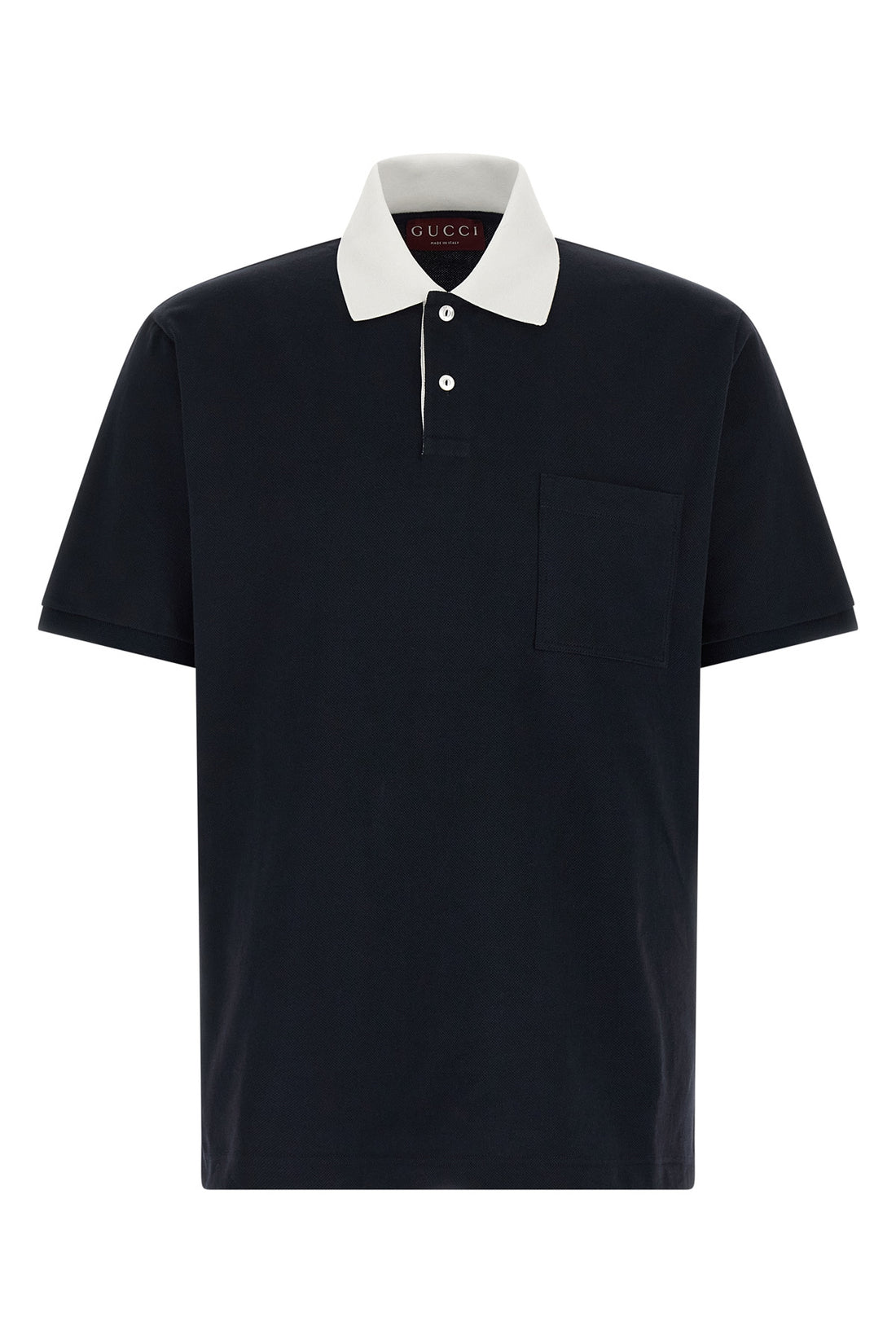 GUCCI L polo shirt in stretch cotton piqué