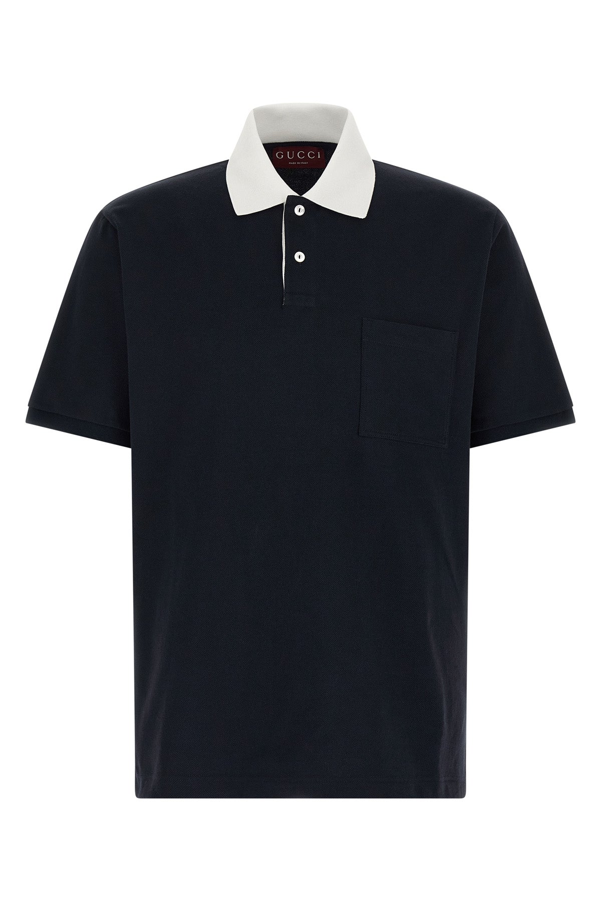 polo shirt in stretch cotton piqué