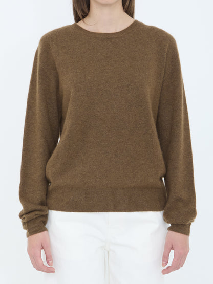 THE ROW M lorynna sweater in cashmere and silk