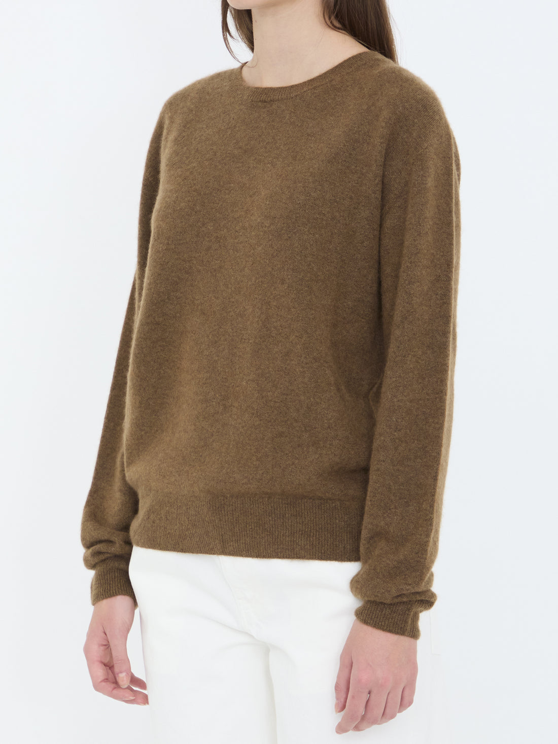 THE ROW M lorynna sweater in cashmere and silk