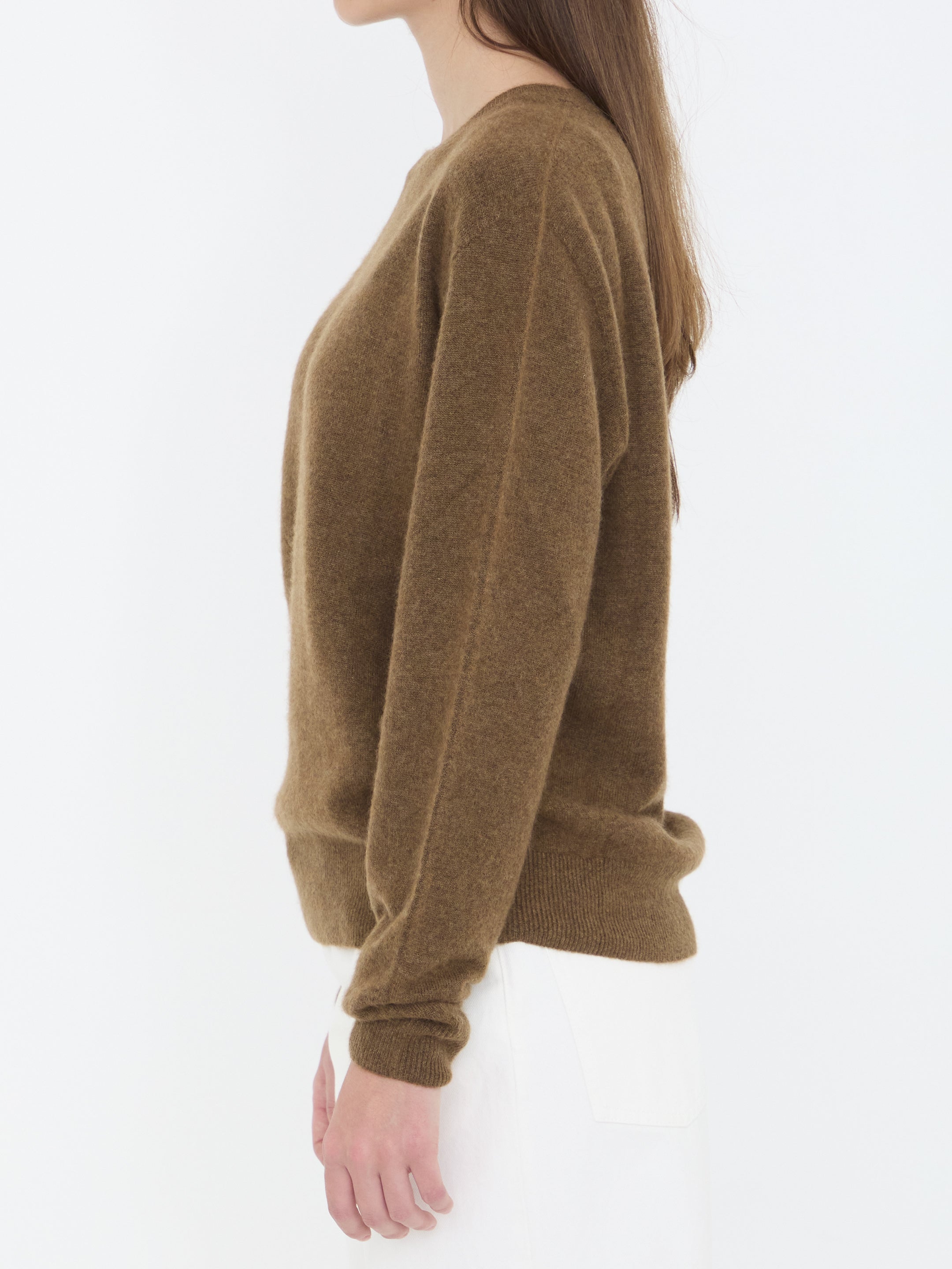 THE ROW M lorynna sweater in cashmere and silk