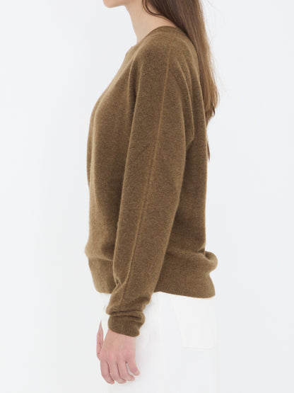 THE ROW M lorynna sweater in cashmere and silk