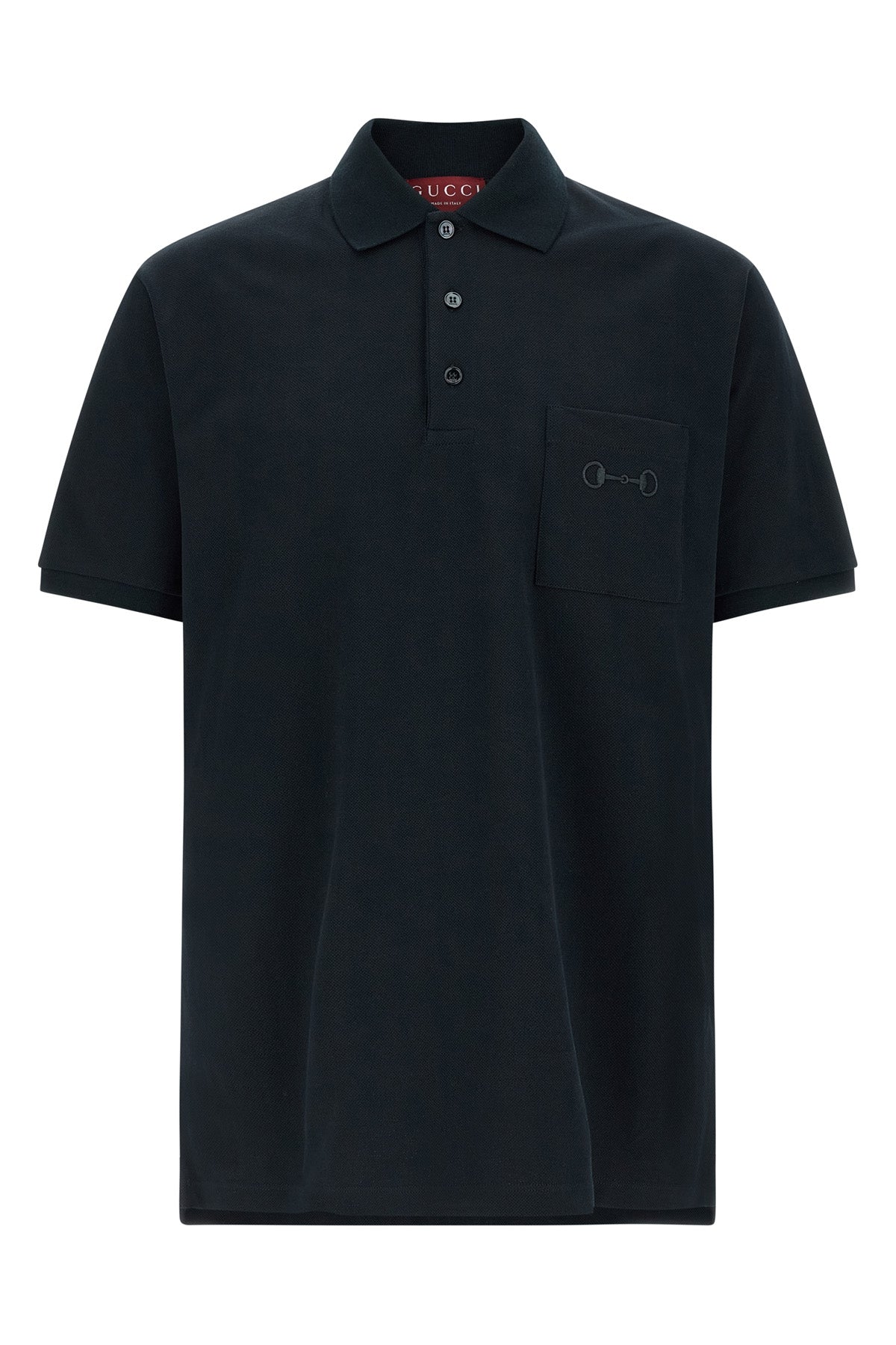 polo shirt in stretch cotton piquet