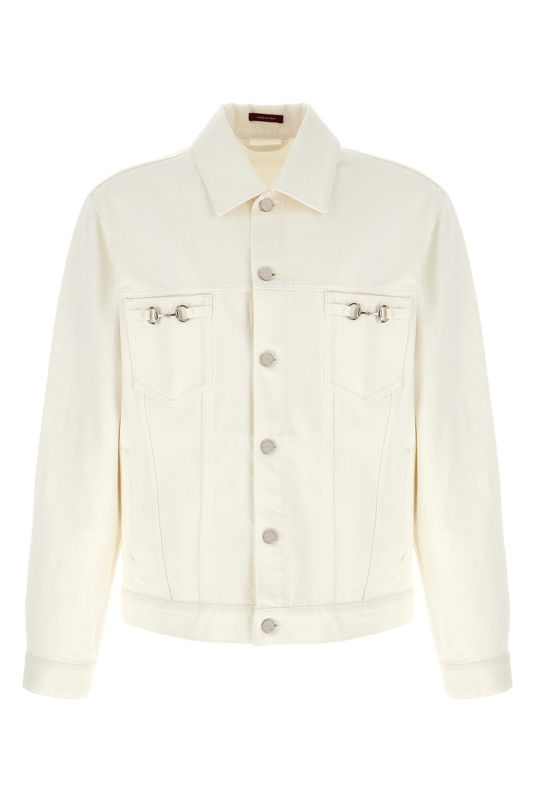 GUCCI 52 garment-dyed cotton denim jacket