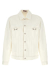 garment-dyed cotton denim jacket