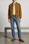 suede bomber jacket