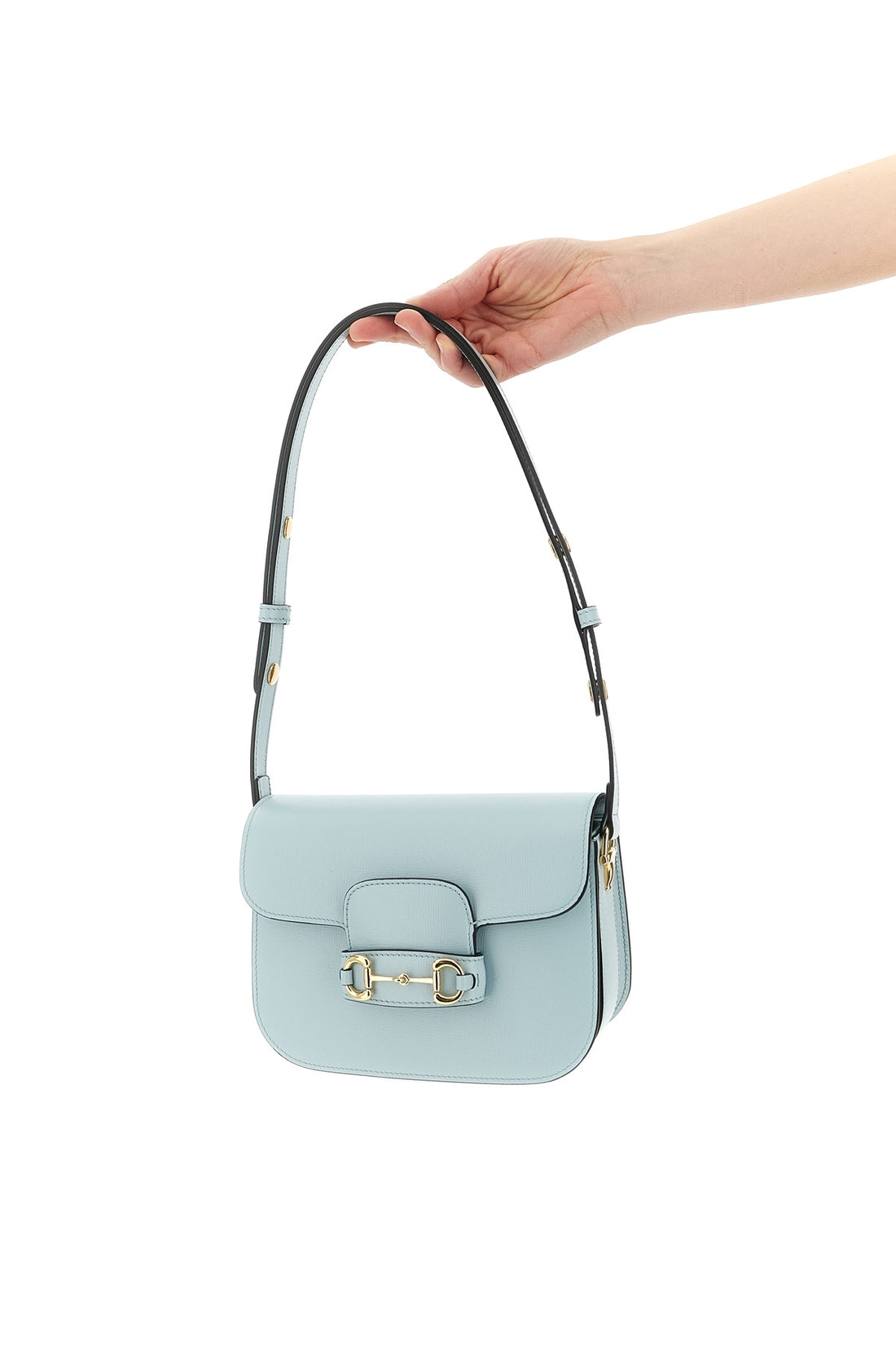 GUCCI OS small gucci horsebit 1955 leather shoulder bag