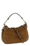 small gucci b suede shoulder bag
