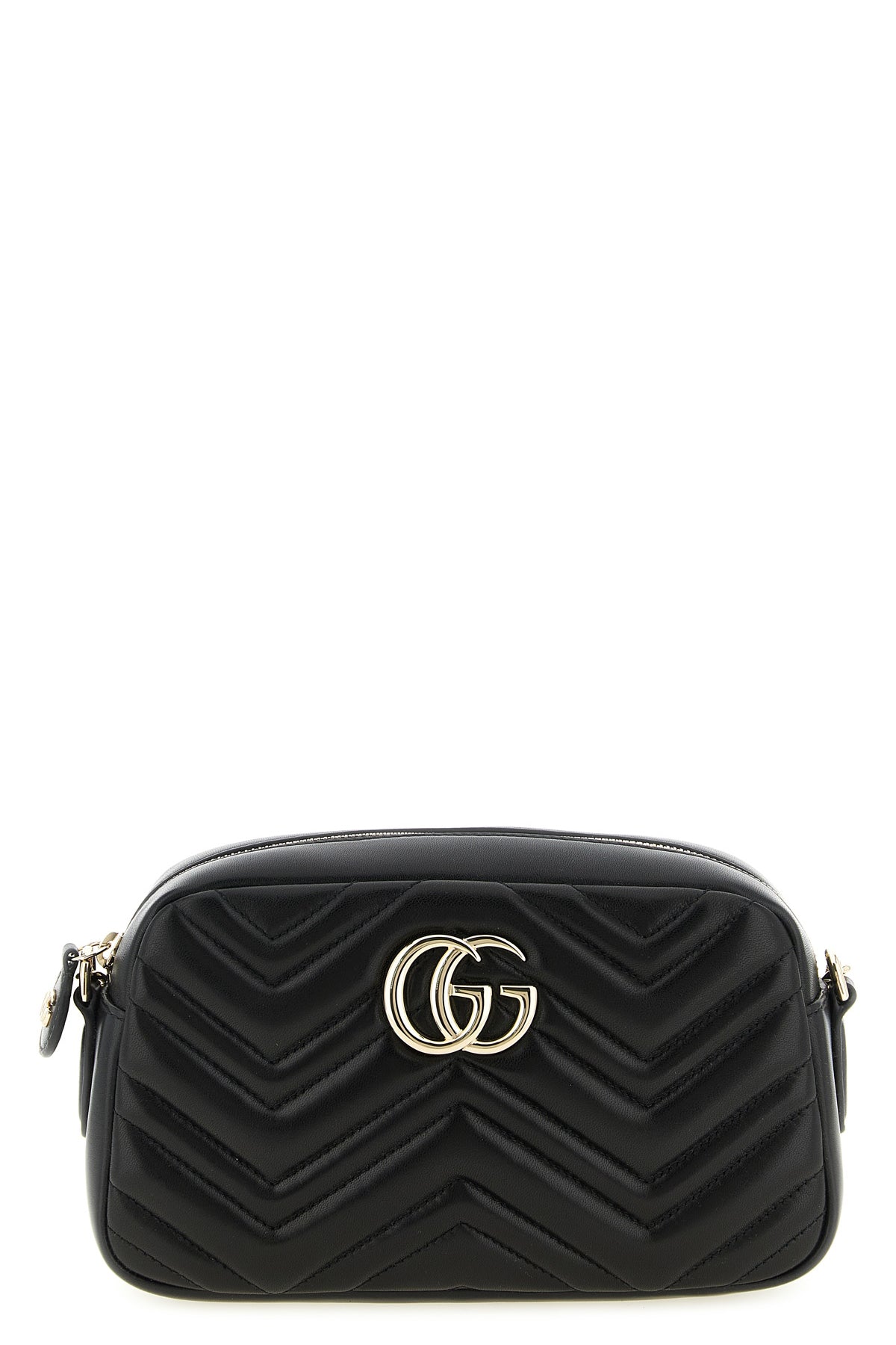 small gg marmont crossbody bag in chevron matelassé nappa leather