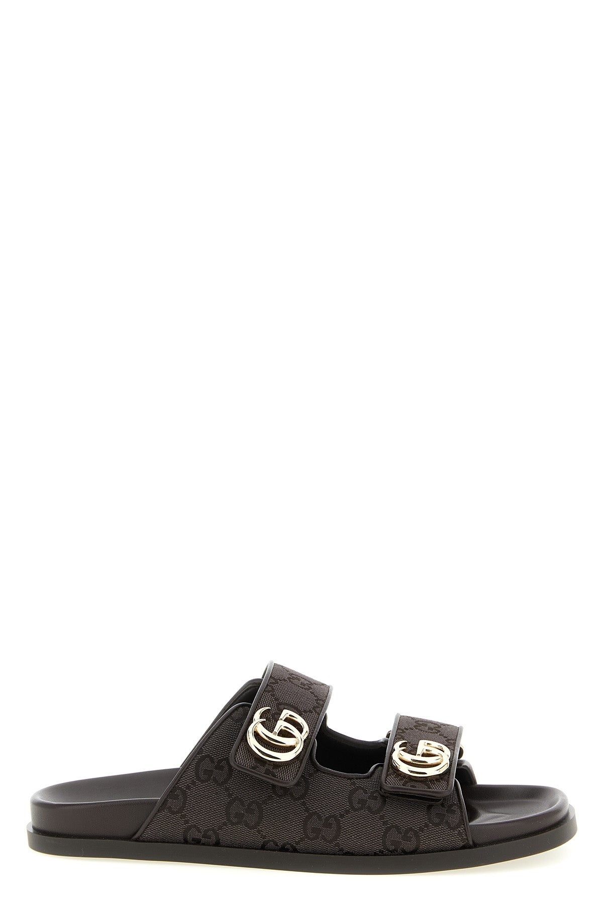 doppia g slides in gg fabric