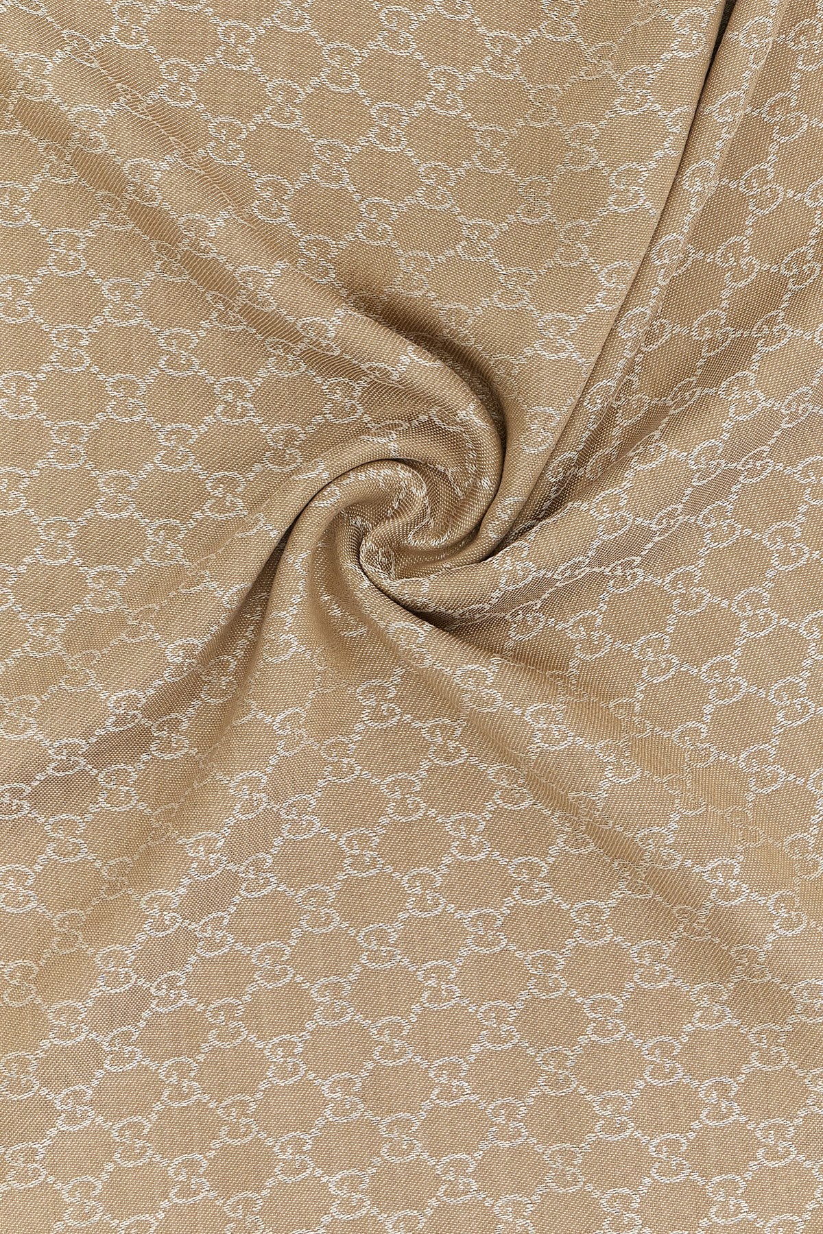 gg print wool and silk shawl