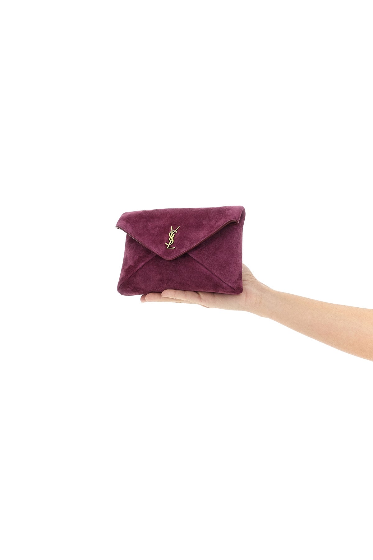 envelope mini suede crossbody bag