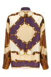the gucci shirt exemplifies meticulous italian craftsmanship through its fluid c