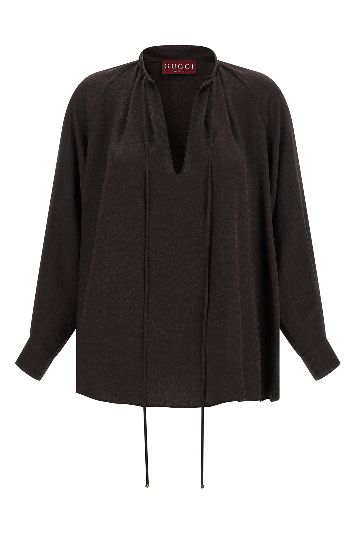 morsetto jacquard patterned silk shirt
