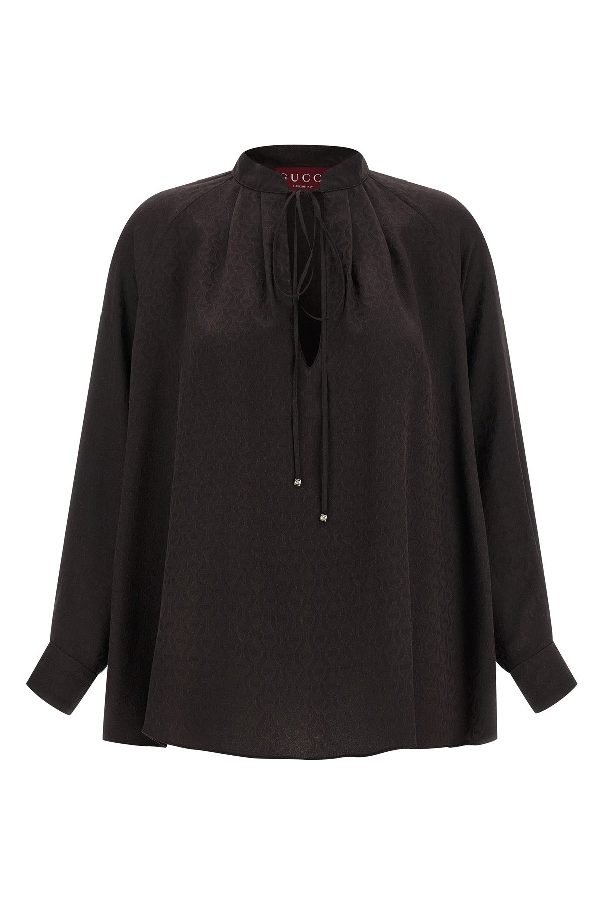 morsetto jacquard patterned silk shirt