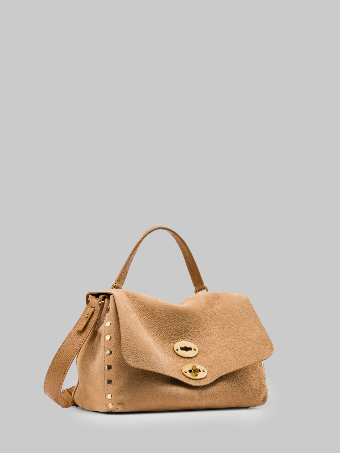 ZANELLATO OS postina bag s jones nabuck in san gimignano beige 