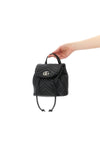gg marmont mini backpack in chevron pattern matelassé nappa leather