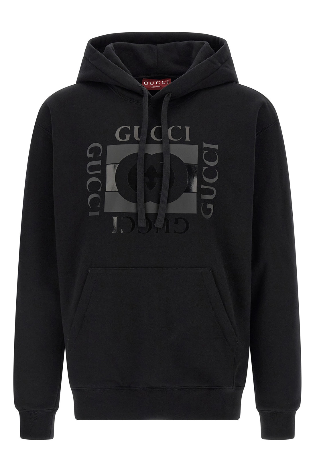 GUCCI L brushed cotton jersey hoodie