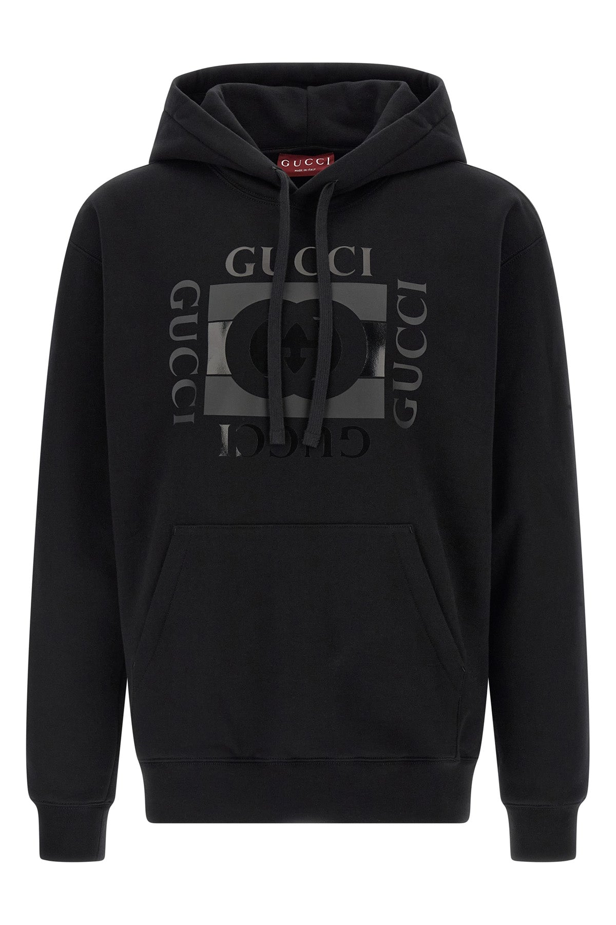 brushed cotton jersey hoodie