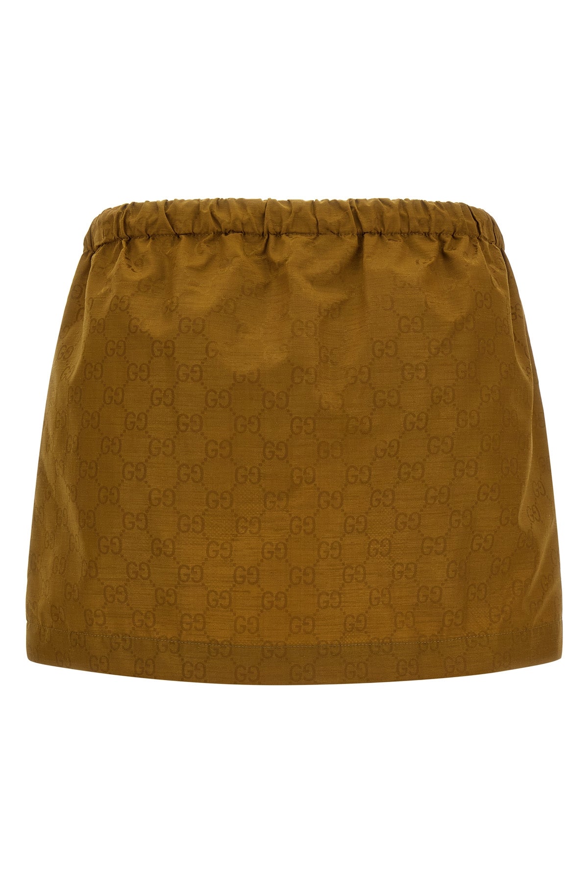 mini skirt in canvas gg all over