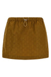 mini skirt in canvas gg all over