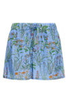 silk twill shorts
