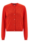 silk and cotton blend cardigan knitted