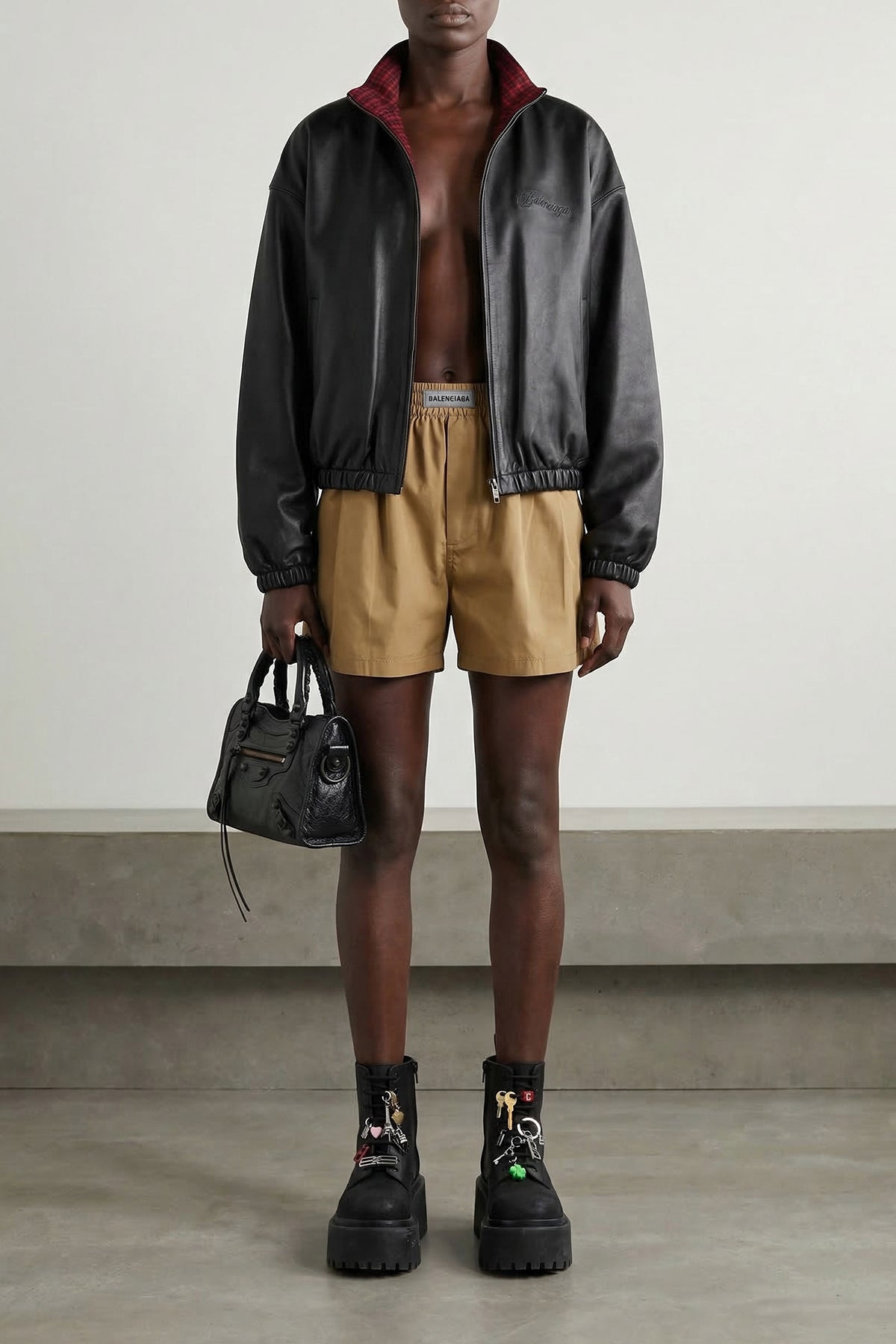 reversible leather jacket