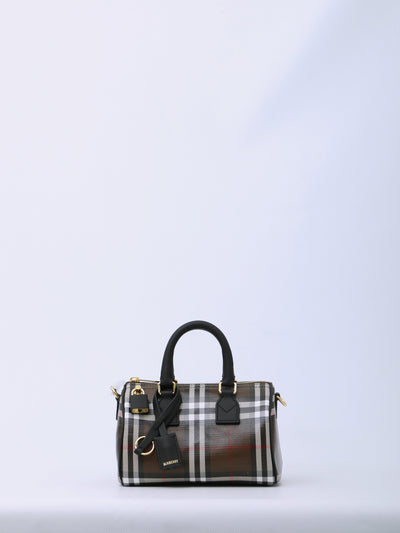mini check bowling bag