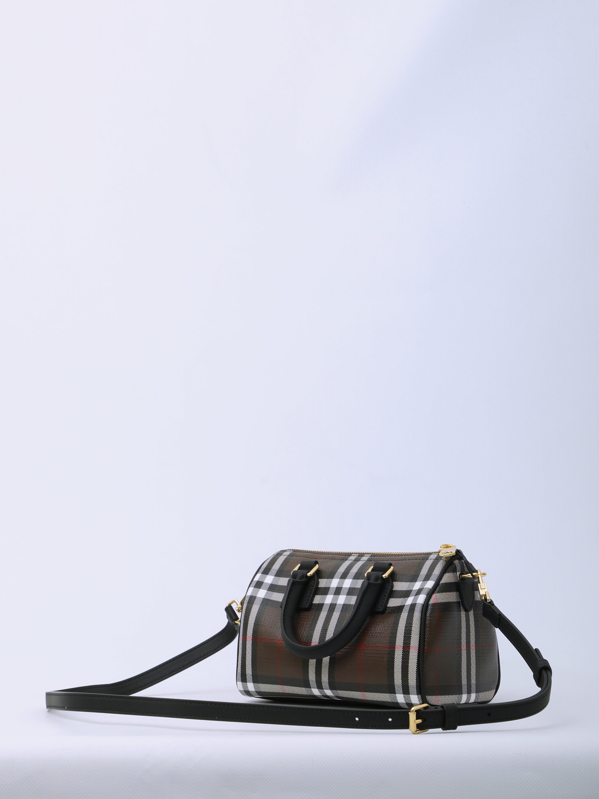 mini check bowling bag