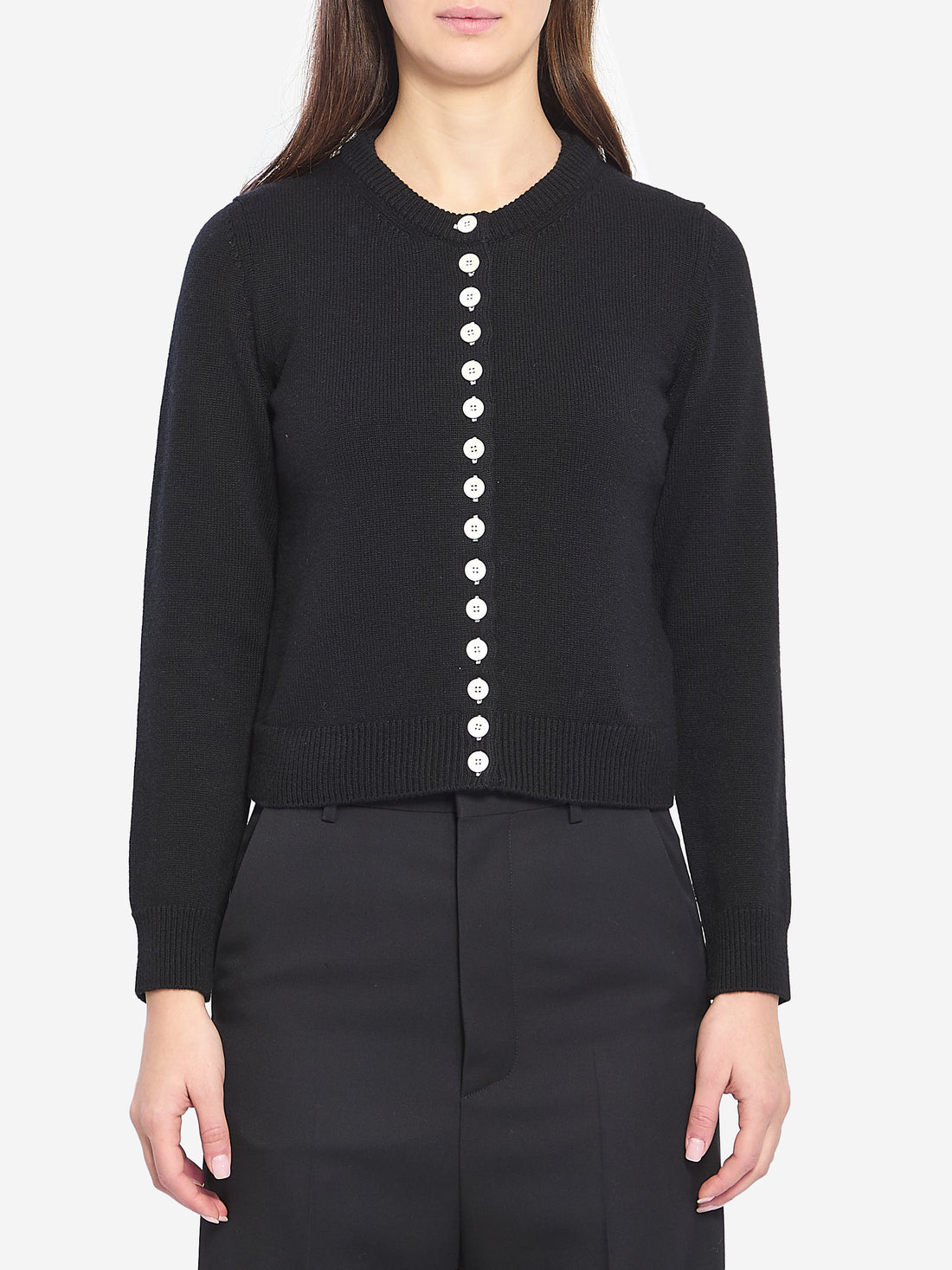 CELINE M double-layer cardigan