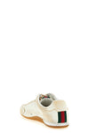 gucci shift sneakers in delavé effect leather