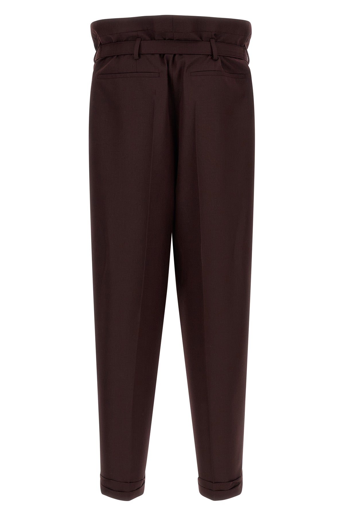 wool and mohair blend trousers