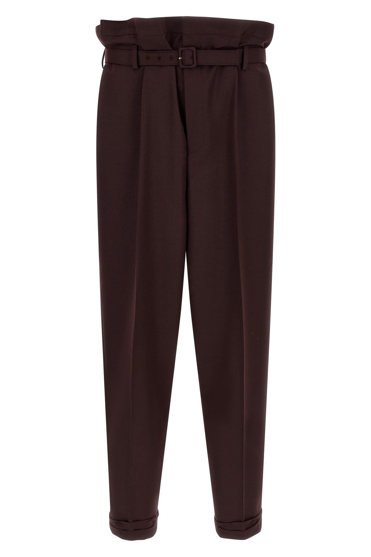 wool and mohair blend trousers