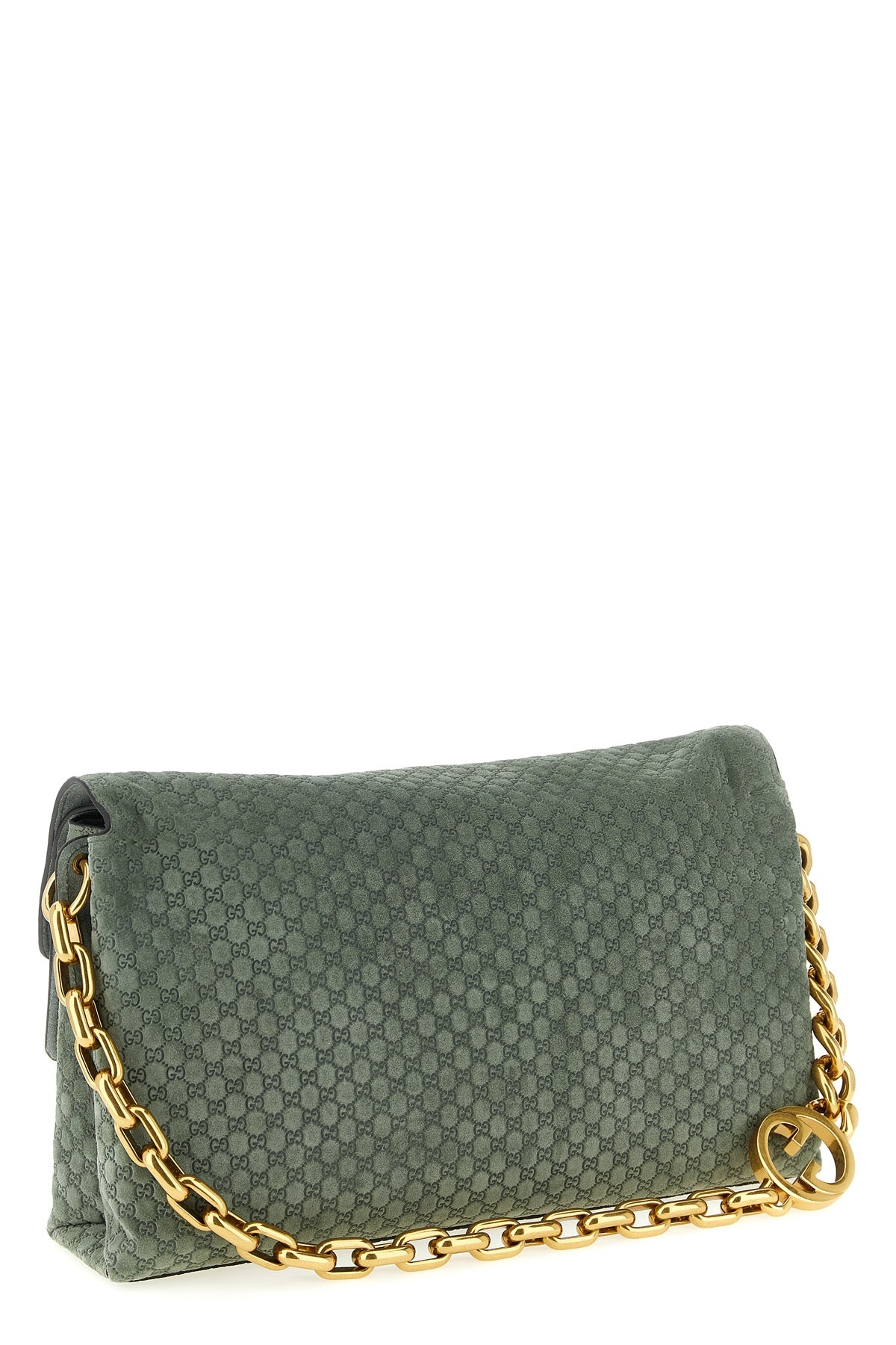 large suede shoulder bag