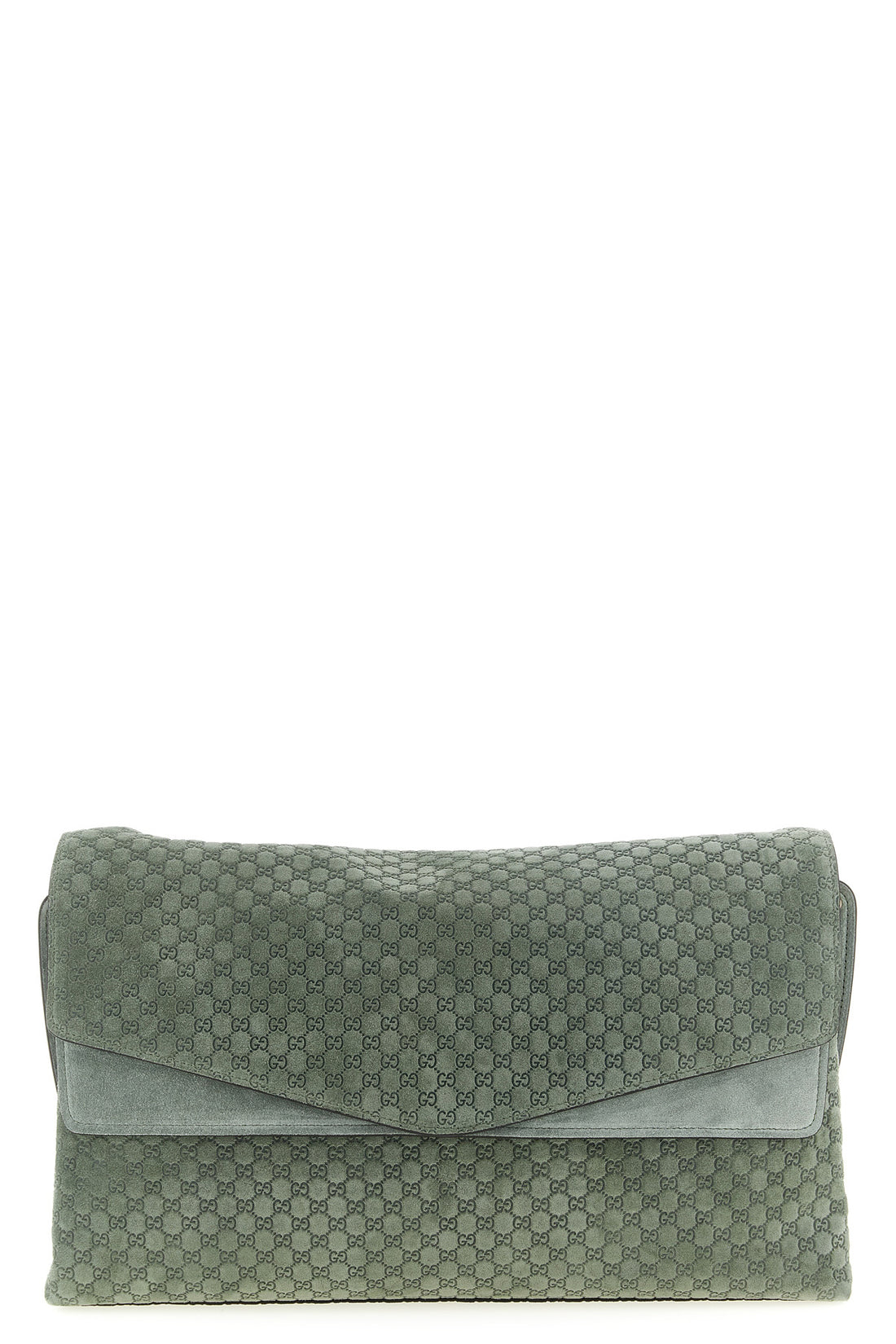 GUCCI OS large suede shoulder bag
