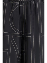 TOTEME 34 monogram silk pants