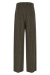 large tailored plaid fluid lyocell pants
