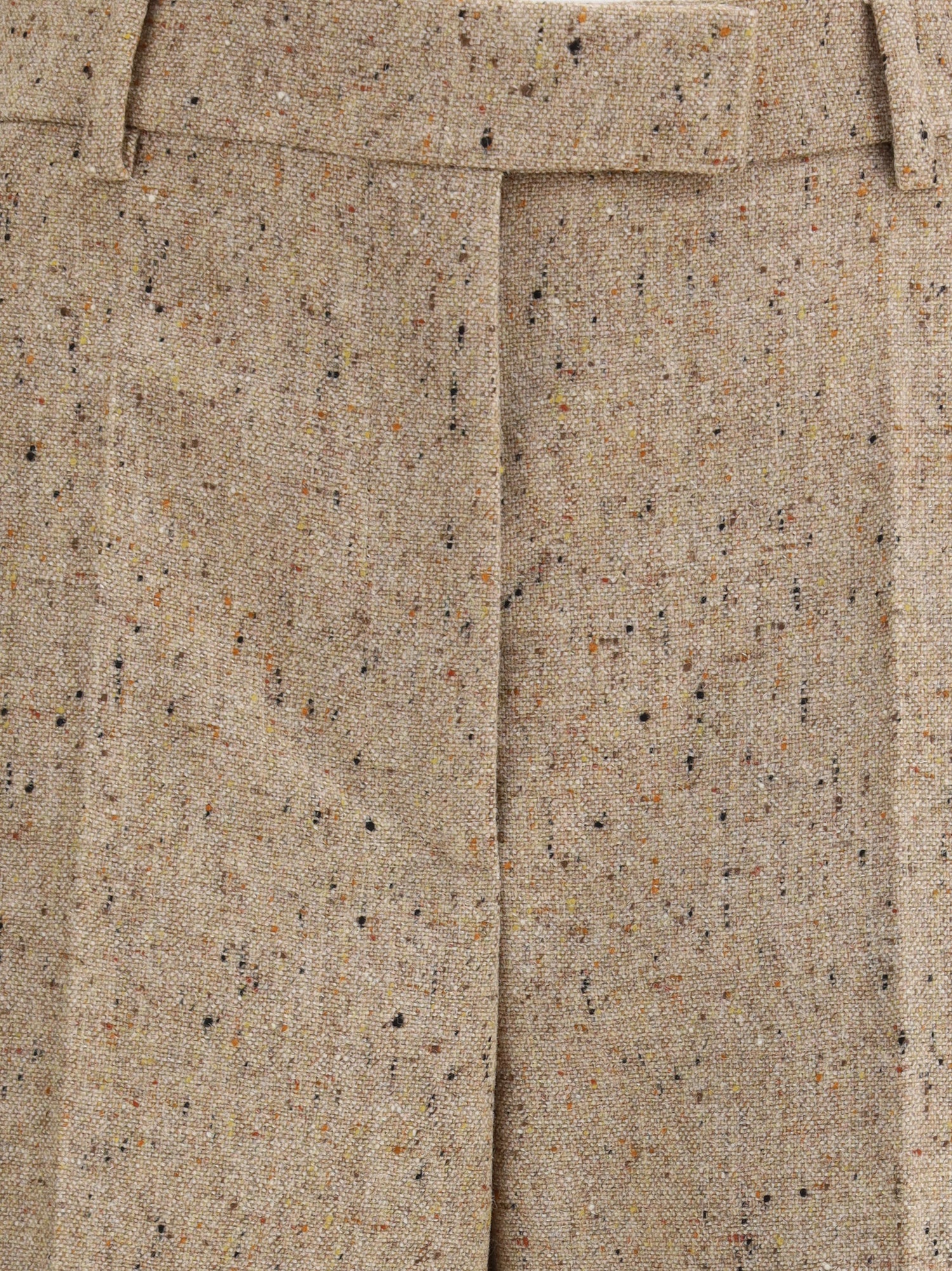 VALENTINO 42 palazzo trousers in bottonato natté