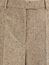 VALENTINO 42 palazzo trousers in bottonato natté