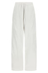 reversible pants in nylon tracksuit canvas and dry fleece