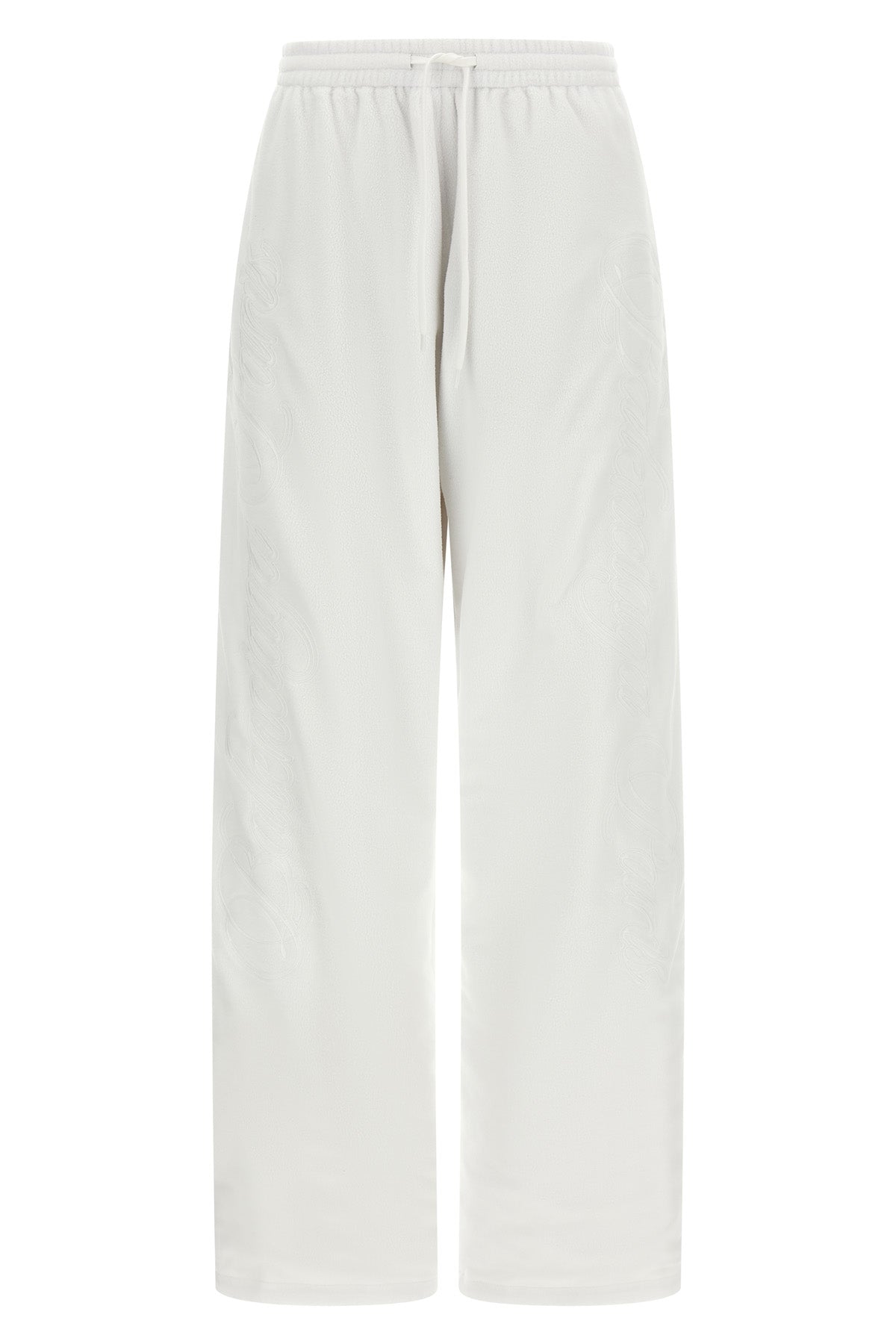 reversible pants in nylon tracksuit canvas and dry fleece