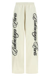 reversible pants in nylon tracksuit canvas and dry fleece