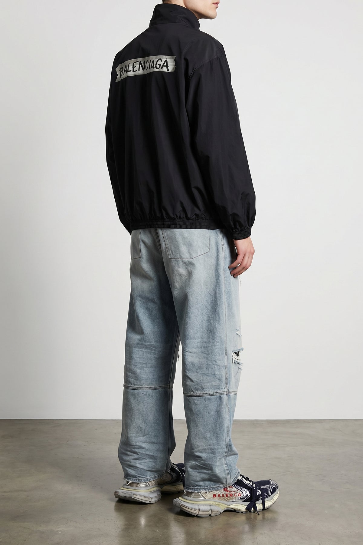 tech cotton poplin sweatshirt