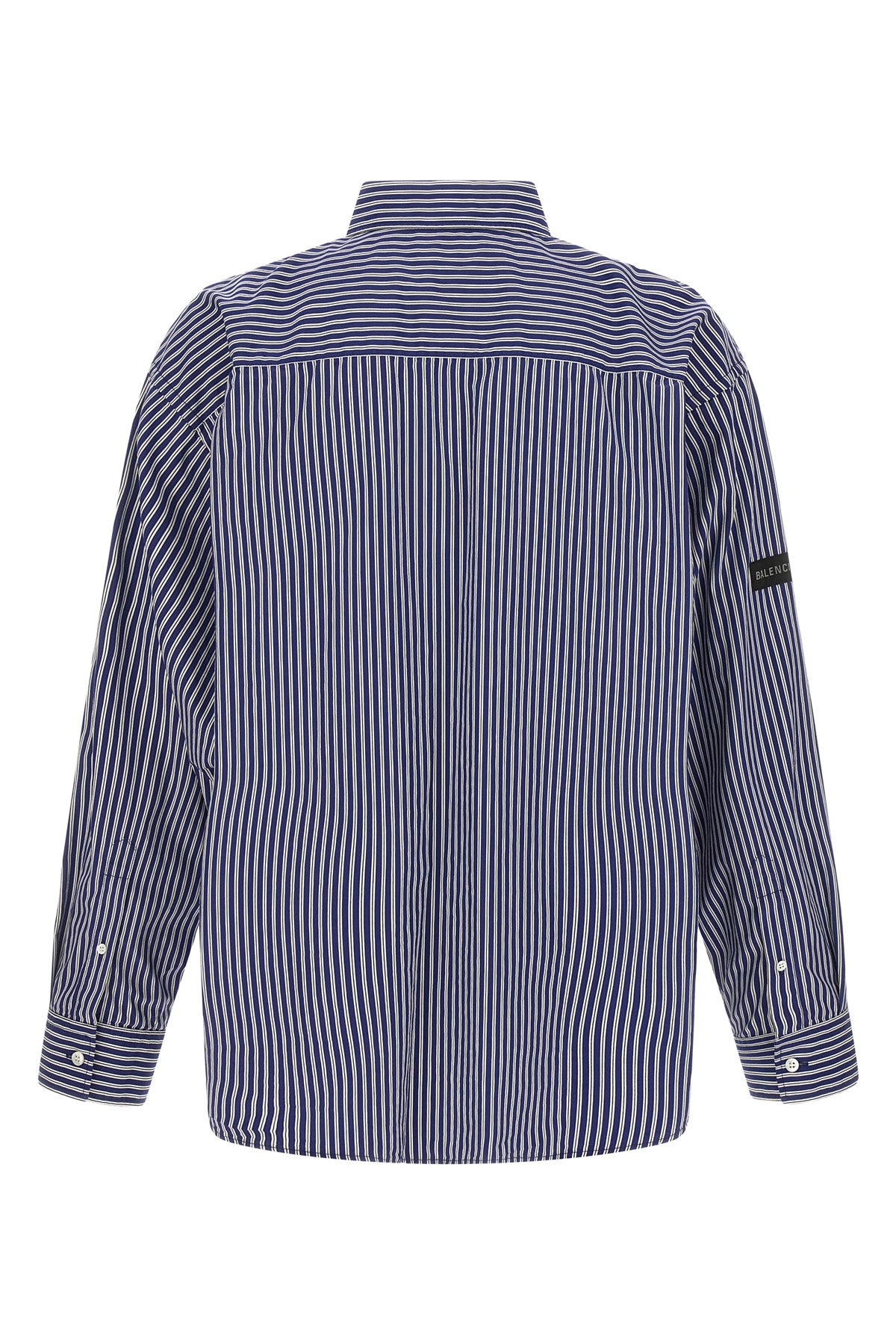 striped cotton poplin shirt