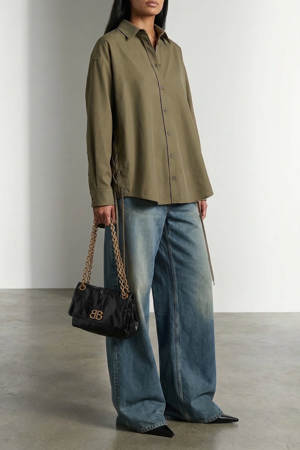 cotton gabardine shirt