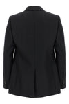 pinstripe wool blazer jacket