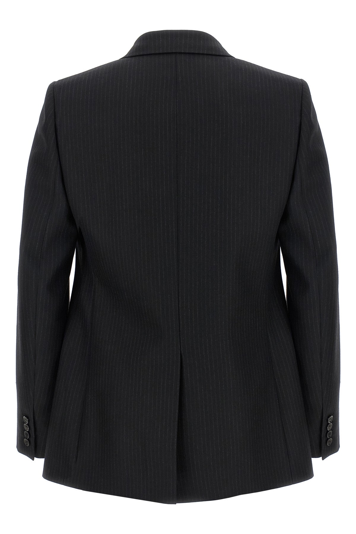 pinstripe wool blazer jacket