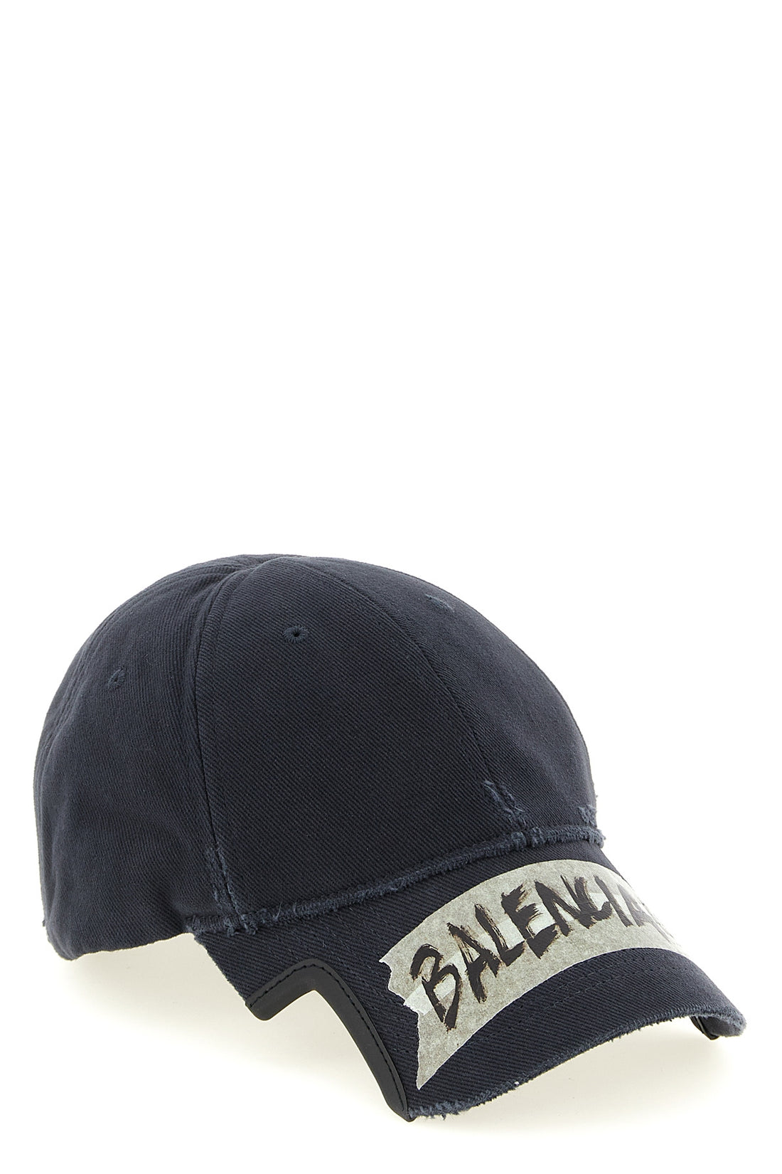 BALENCIAGA M washed-effect cotton drill beanie