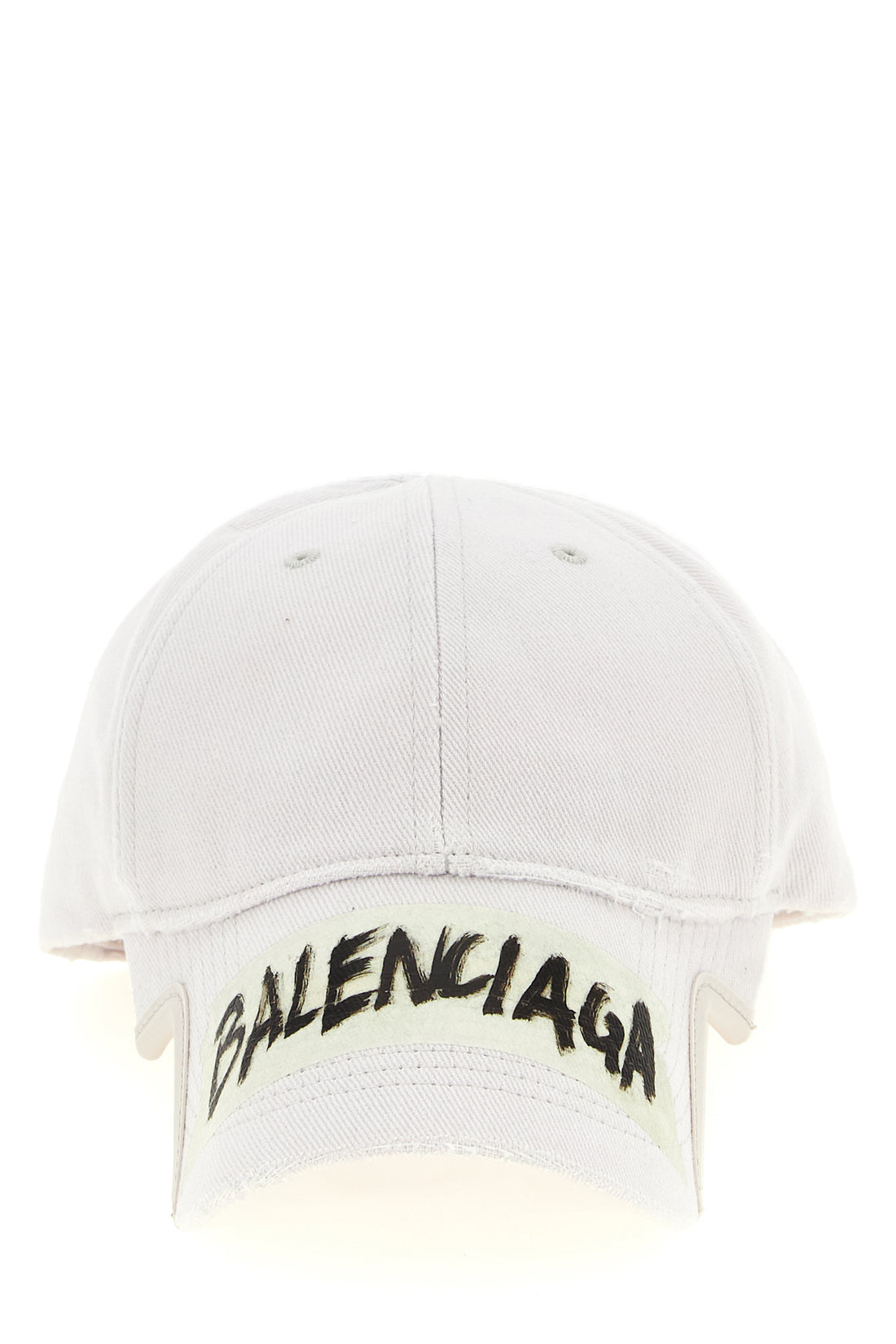 BALENCIAGA M washed-effect cotton drill beanie